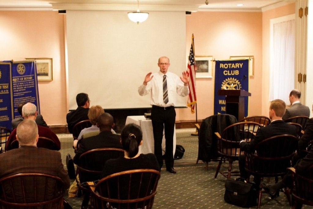 Alexander Ivlev, Certified Hypnotist NYC at Rotary Club Wall Street NYC